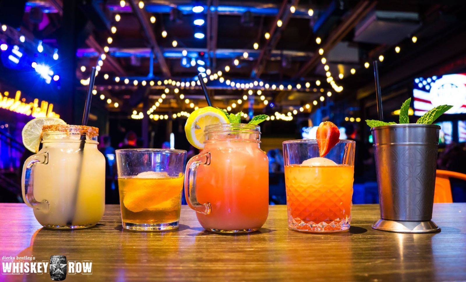 Cocktails served at Whiskey Row Scottsdale