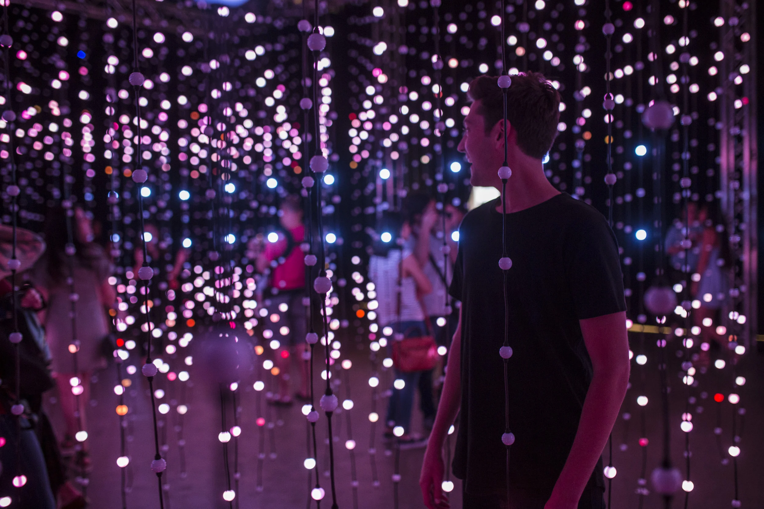 Immersive lights at Wonderspaces Arizona